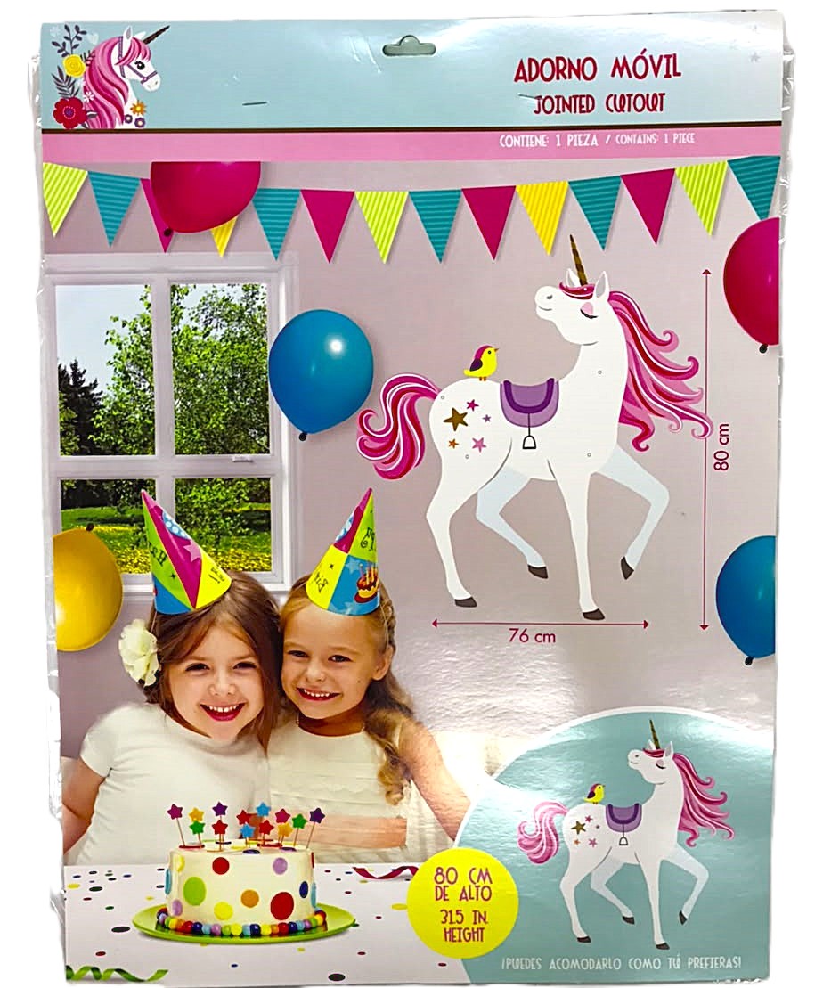 ADORNO MOVIL UNICORNIO KIT DECORATIVO