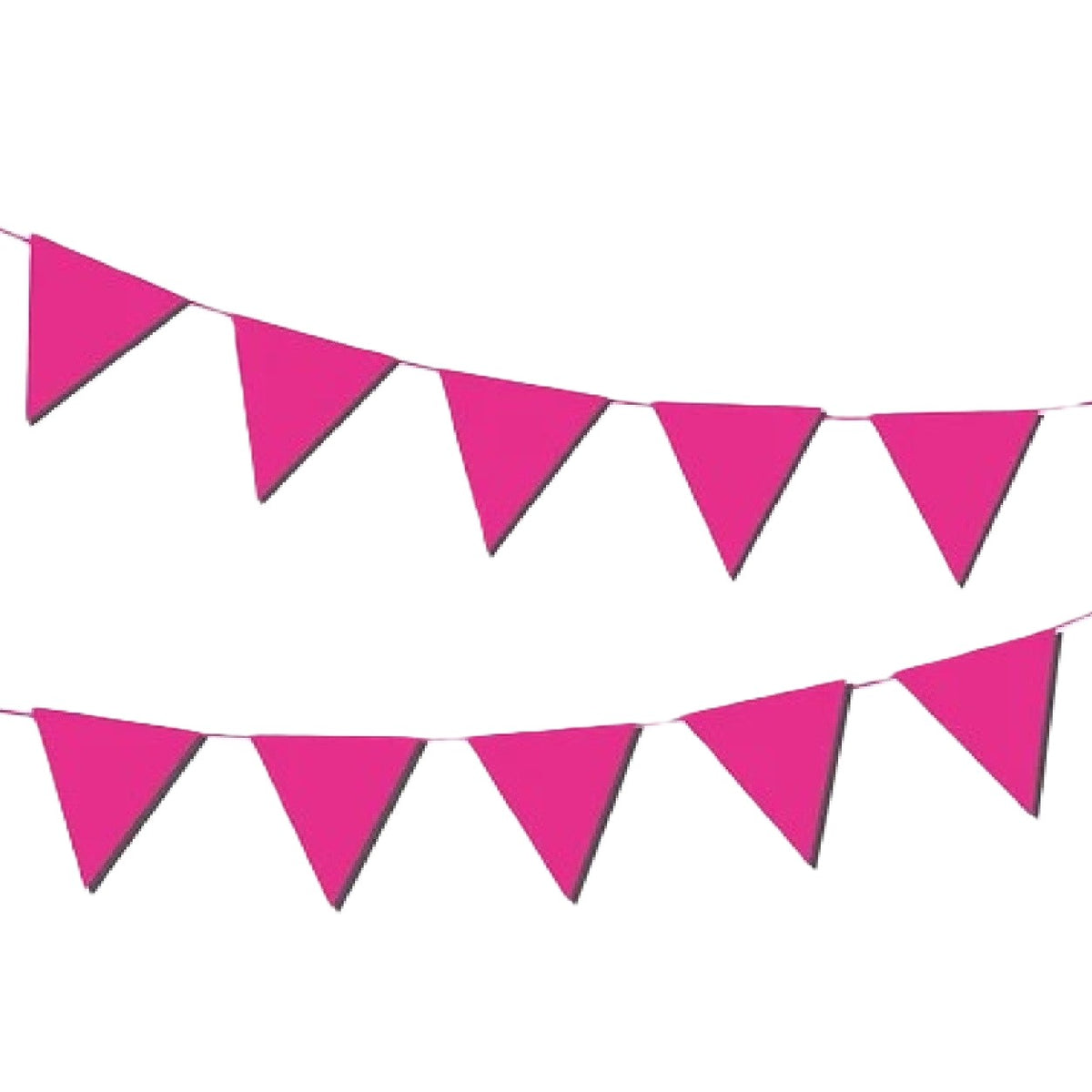 BANDERIN TRIANGULAR ROSADO