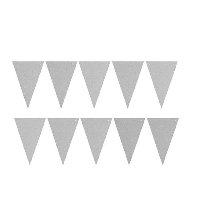 BANDERIN TRIANGULAR BLANCO