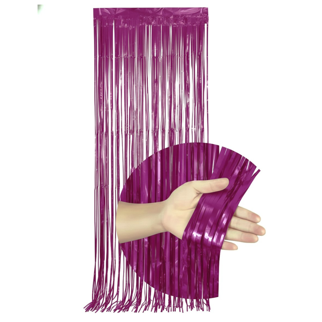 CORTINA LLUVIA FUCSIA (100 x 200 cm)