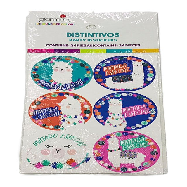 DISTINTIVOS LLAMA FUN (24 Unid)