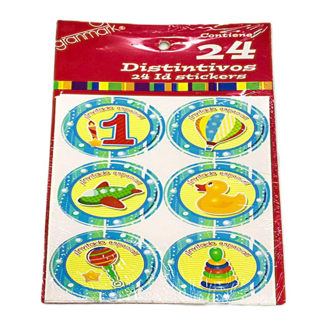 DISTINTIVOS 1 NIÑO (24 Unid)