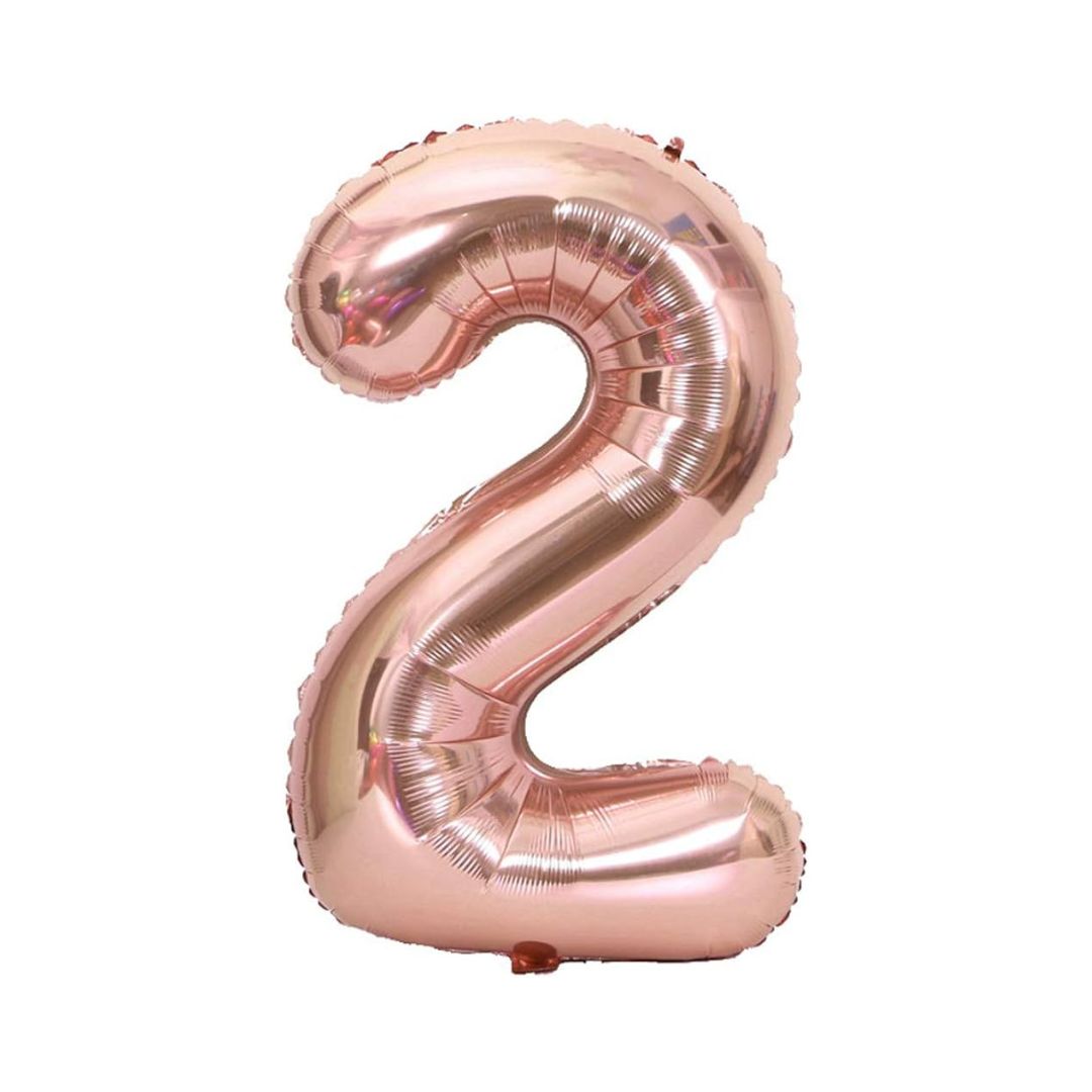 FOIL 32 NUMERO 2 ROSEGOLD BLISTER