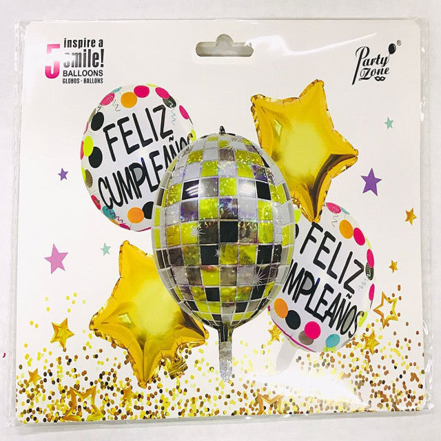 FOIL BOUQUET 5 FELIZ CUMPLE ORBIZ