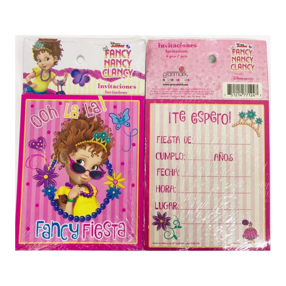 INVITACION FANCY NANCY
