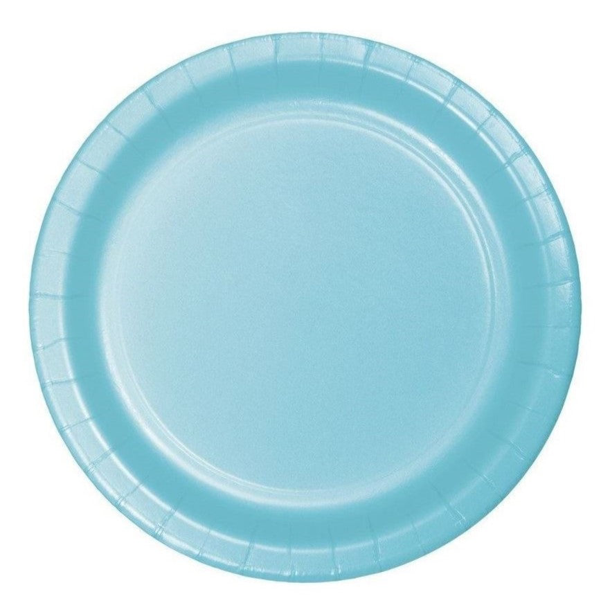 PLATOS OCASION P-7 AZUL CLARO (6 Unid)