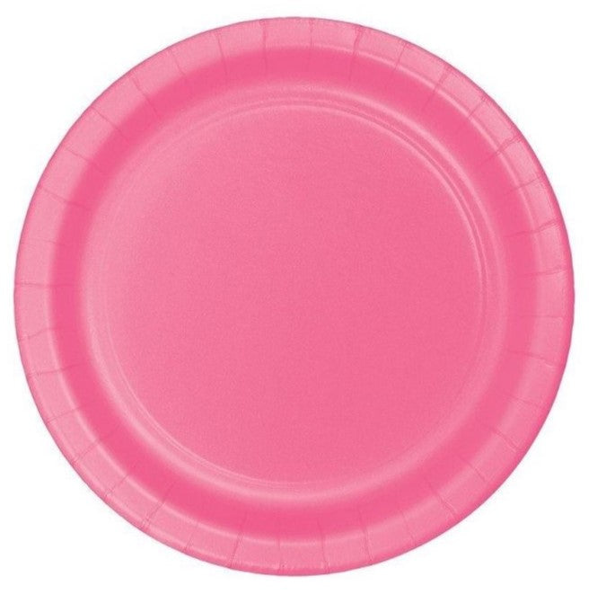 PLATOS OCASION P-7 ROSADO (6 Unid)