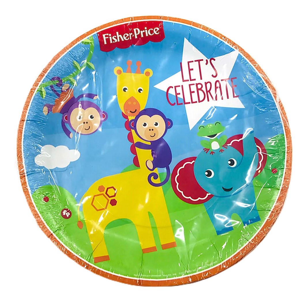 PLATOS REDONDO FISHER PRICE (6 Unid)