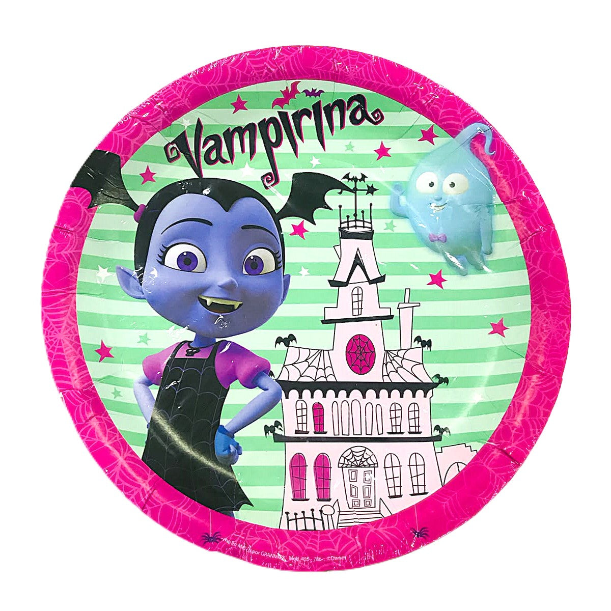 PLATOS REDONDO VAMPIRINA (6 Unid)