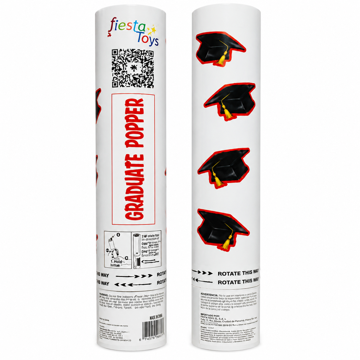 PARTY POPPER 30 GRADUACION (30 cm)