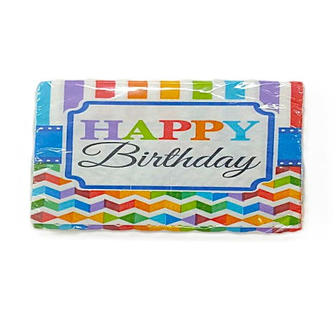 SERVILLETAS HAPPY BIRTHDAY (16 Unid)