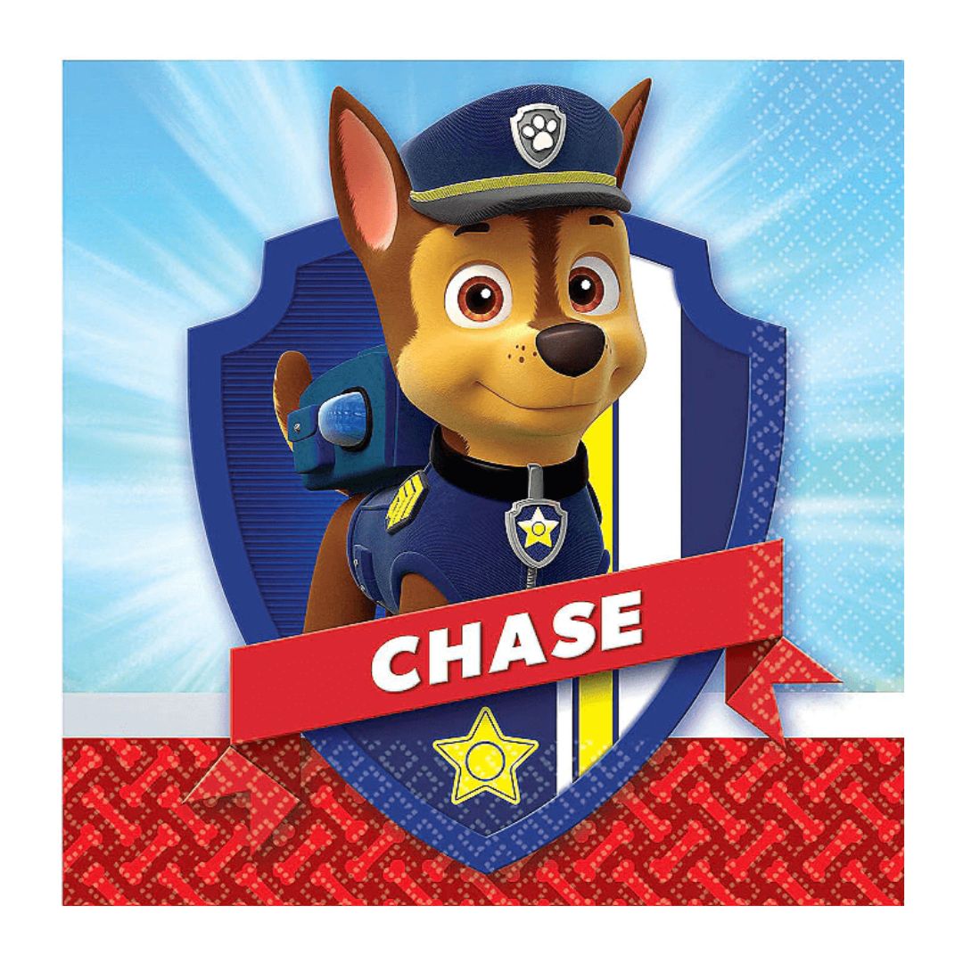 SERVILLETAS PAW PATROL (16 Unid)