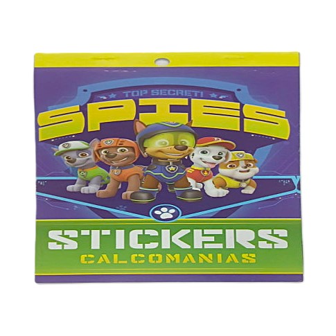STICKER CALCOMANIA BLOCKS PAW PATROL
