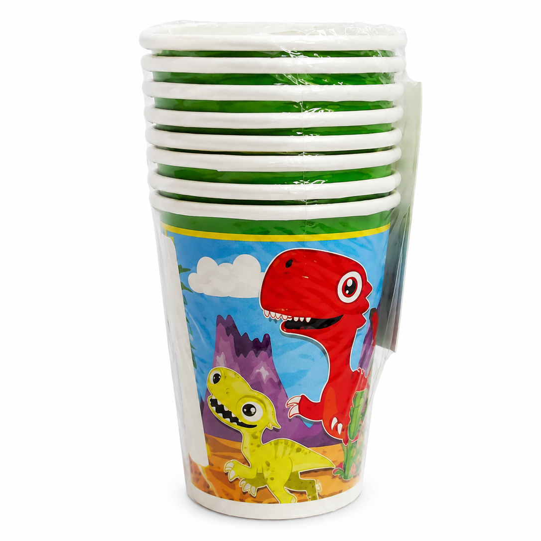 VASOS DINOSAURIO (8 Unid)