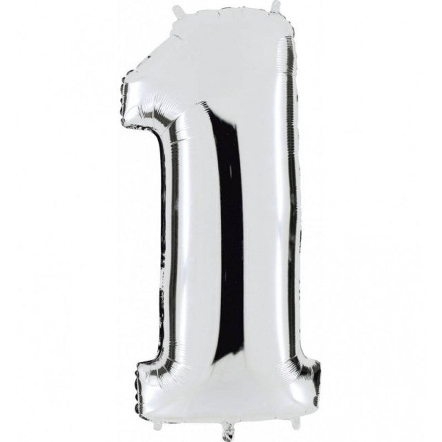 FOIL 16 NUMERO 1 PLATEADO BLISTER