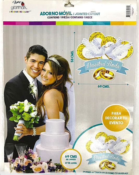 ADORNO MOVIL BODA (MOD.471)