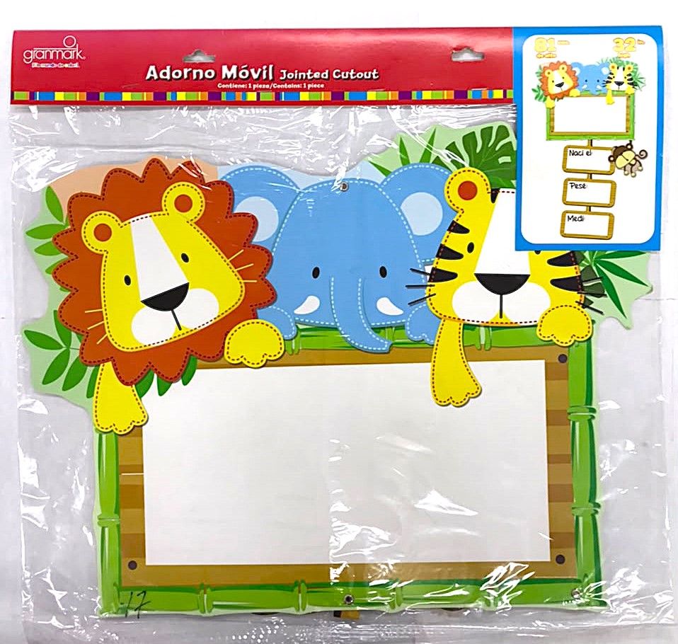 ADORNO MOVIL ANIMALITOS BEBE (MOD.452)