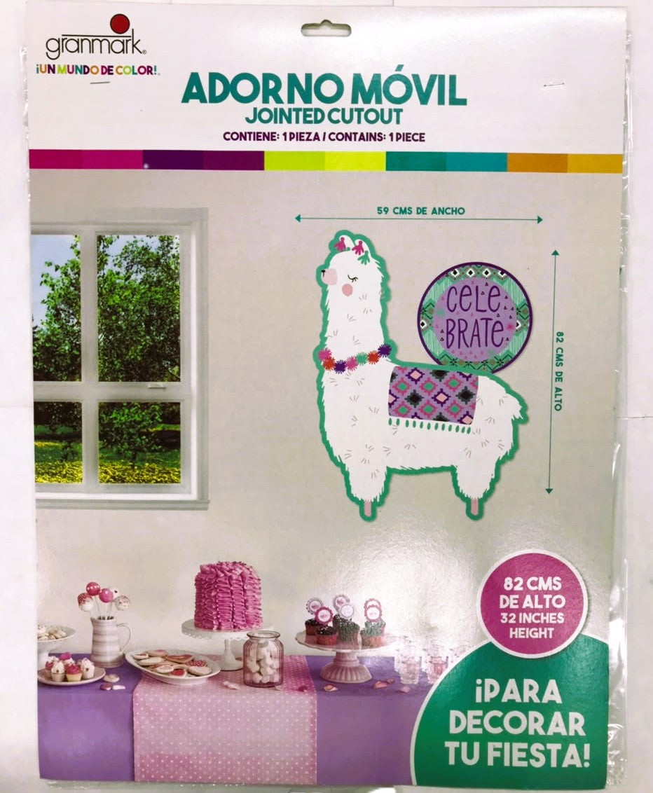 ADORNO MOVIL LLAMA FUN