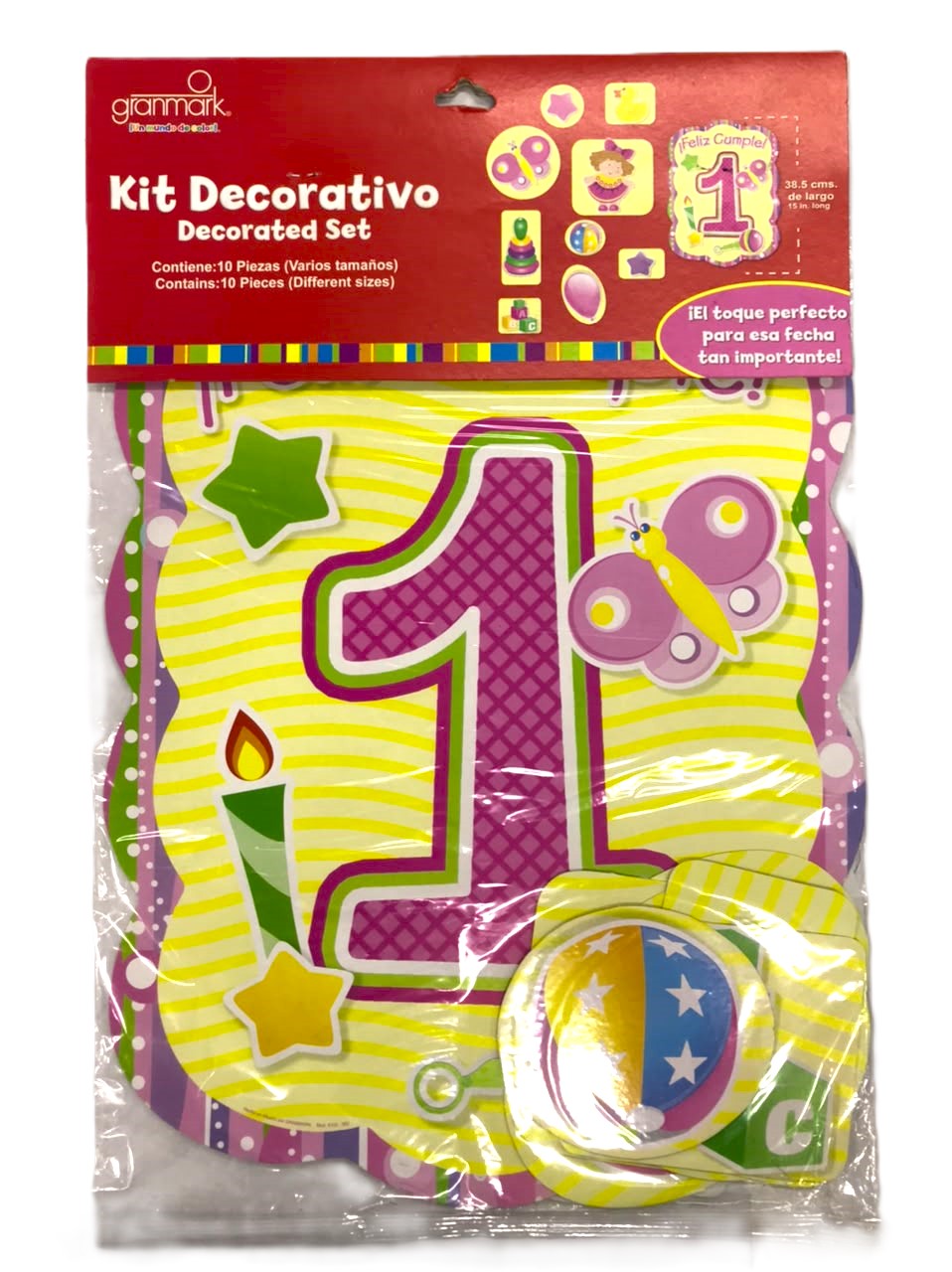 ADORNO MOVIL NIÑA KIT DECORATIVO