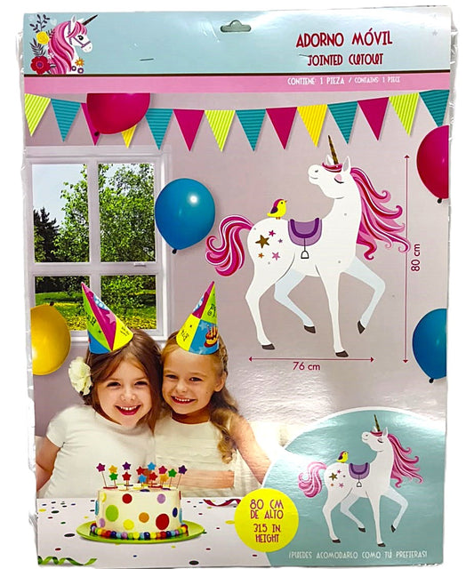 ADORNO MOVIL UNICORNIO KIT DECORATIVO