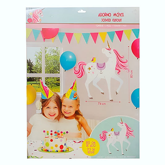 ADORNO MOVIL UNICORNIO ROSA (MOD.707)