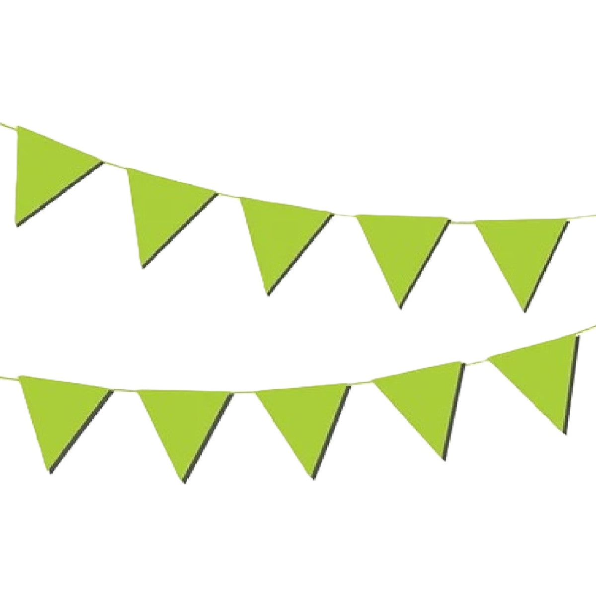 BANDERIN TRIANGULAR VERDE