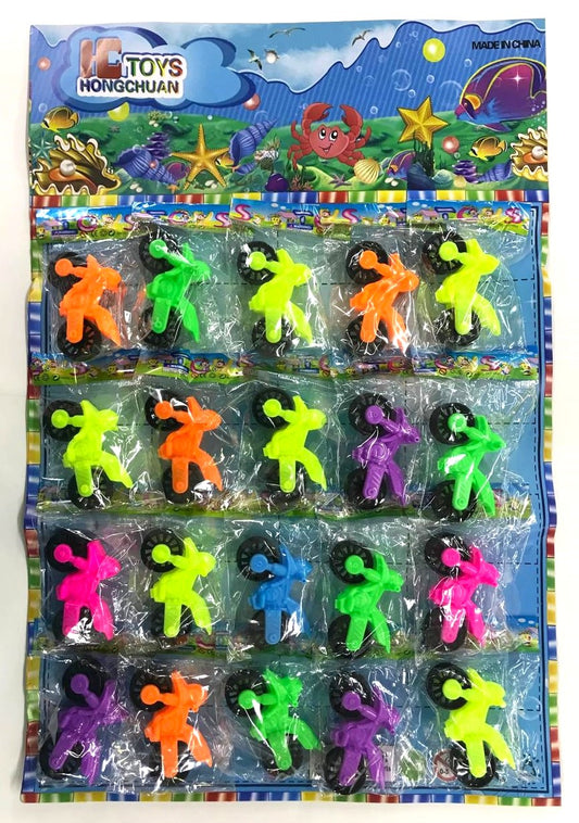 BLISTER MOTOS FLUORECENTE (20 Unid)