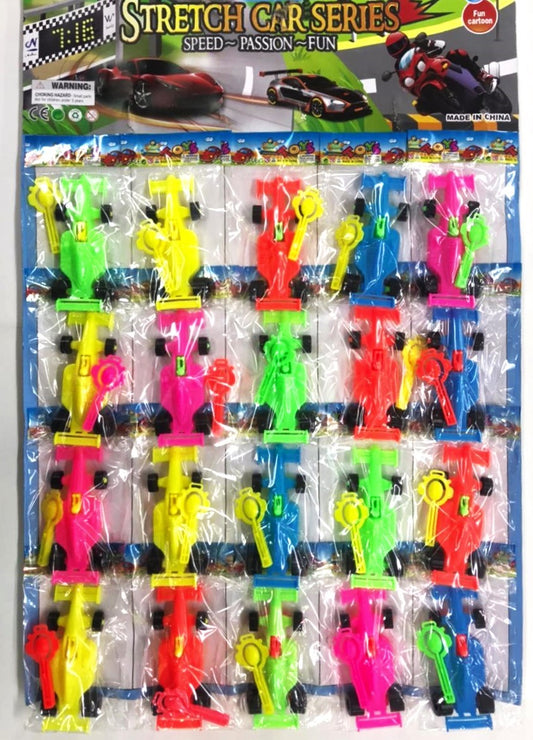 BLISTER CARROS FORMULA 1 FLUORESCENTE (20 Unid)