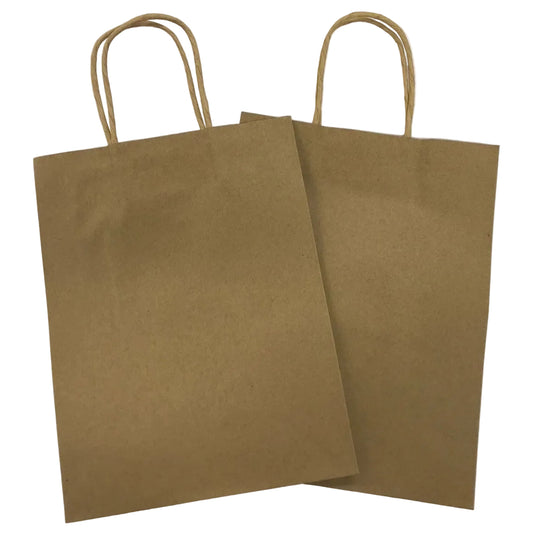 BOLSA MANILA MARRON MEDIANA (27 x 21 cm)