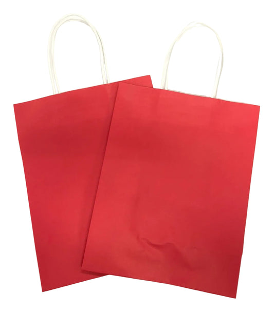 BOLSA MANILA ROJO MEDIANA (27 x 21 cm)