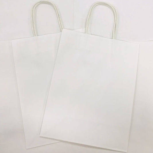 BOLSA MANILA BLANCA GRANDE (24x31x10 cm)