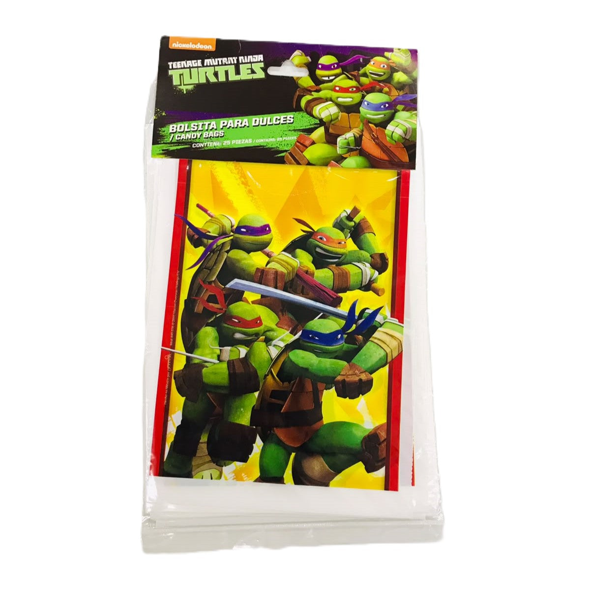 BOLSAS TORTUGA NINJA (25 Unid)