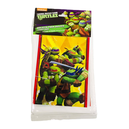 BOLSAS TORTUGA NINJA (25 Unid)