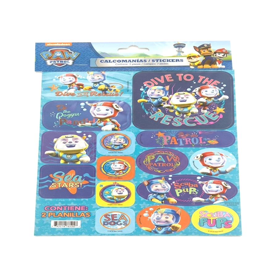 CALCOMANIA PAW PATROL