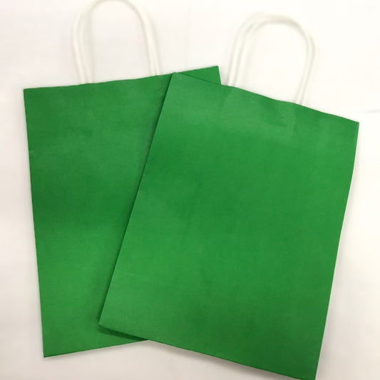 BOLSA MANILA VERDE OSCURO MEDIANA (27 x 21 cm)
