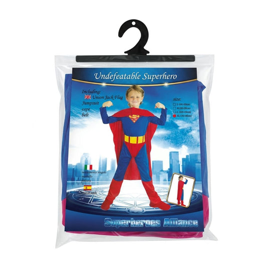 DISFRAZ UNDEFEATABLE SUPERHERO SIZE L (120-130 cm)