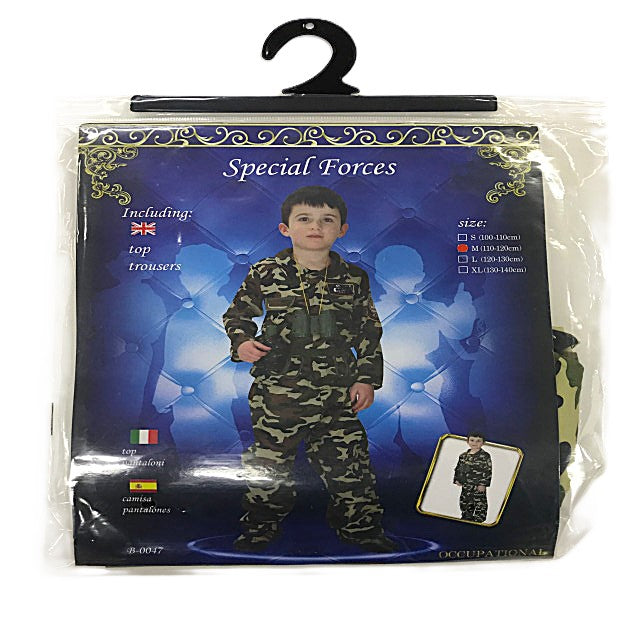 DISFRAZ SPECIAL FORCES MILITAR SIZE M