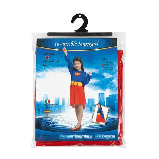 DISFRAZ INVISIBLE SUPERGIRL SIZE M (110-120 cm)