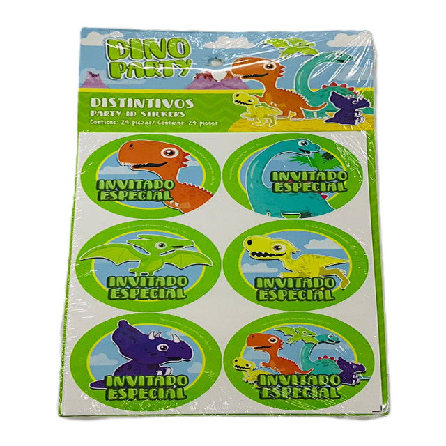 DISTINTIVOS DINOSAURIO (24 Unid)