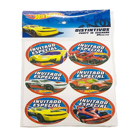 DISTINTIVOS HOT WHEELS (24 Unid)