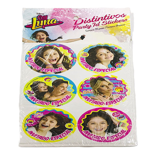DISTINTIVOS SOY LUNA (24 Unid)
