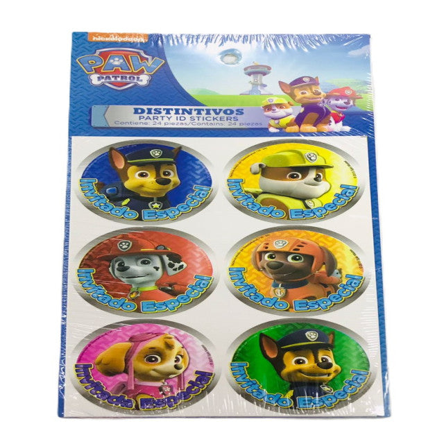 DISTINTIVOS PAW PATROL (24 Unid)