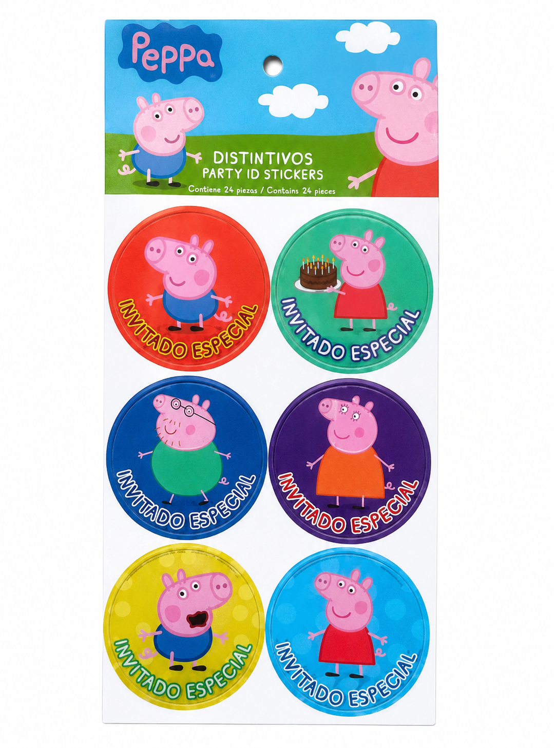 DISTINTIVOS PEPPA PIG (24 Unid)