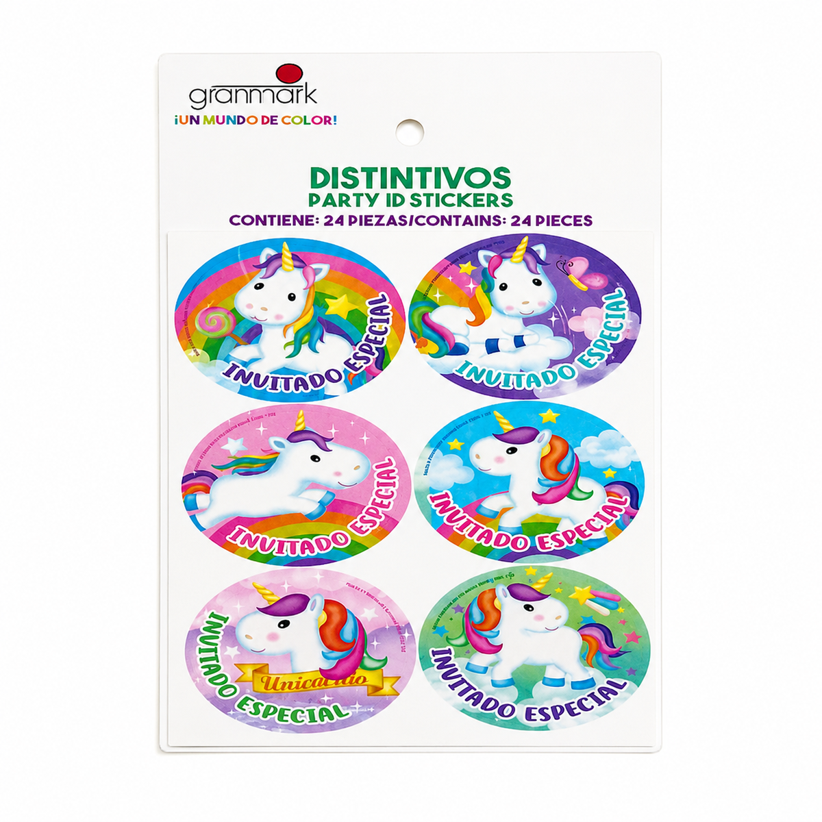 DISTINTIVOS UNICORNIO BEBE (24 Unid)