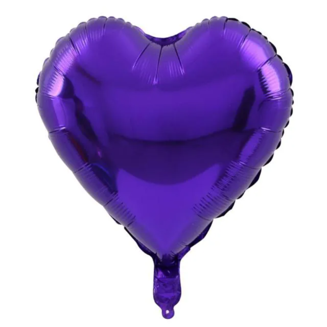 FOIL 10 CORAZON MORADO