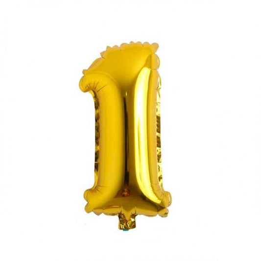 FOIL 16 NUMERO 1 DORADO BLISTER