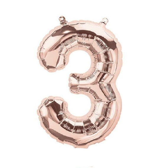 FOIL 16 NUMERO 3 ROSEGOLD BLISTER