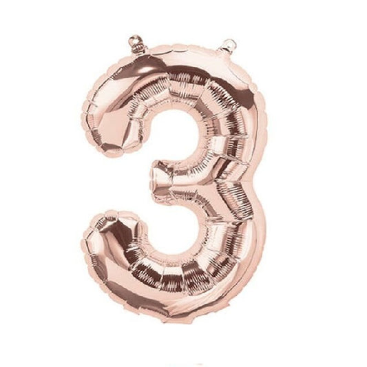 FOIL 16 NUMERO 3 ROSEGOLD BLISTER