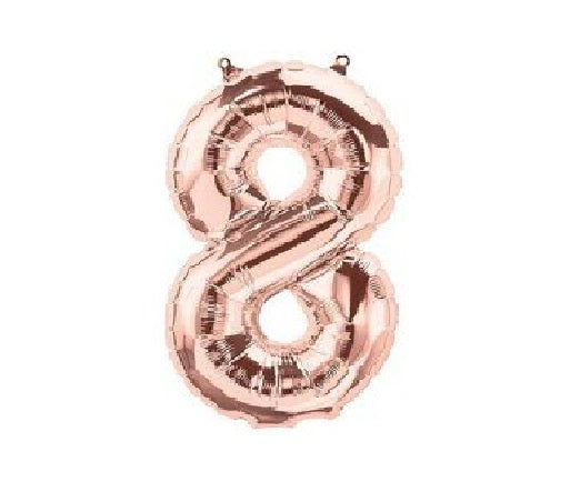 FOIL 16 NUMERO 8 ROSEGOLD BLISTER