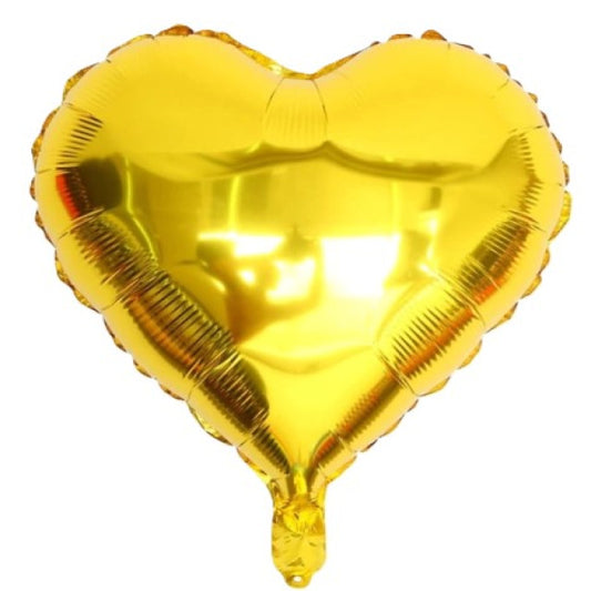 FOIL 18 CORAZON DORADO BLISTER